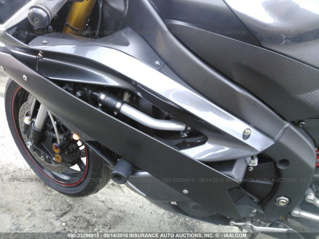 JYARJ12E97A022565 - 2007 YAMAHA YZFR6 L GRAY photo 9