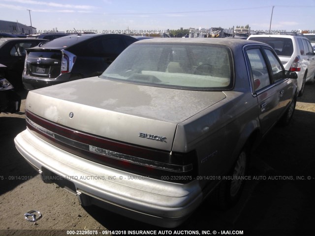 1G4AG55M2T6447807 - 1996 BUICK CENTURY SPECIAL/CUSTOM/LIMITED GOLD photo 4