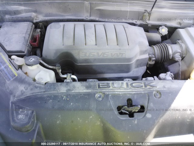 5GAEV23778J237510 - 2008 BUICK ENCLAVE CXL 灰色 照片 10