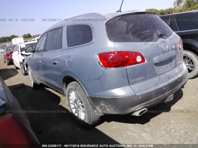 5GAEV23778J237510 - 2008 BUICK ENCLAVE CXL GRAY photo 3