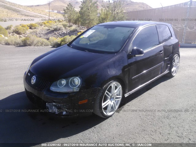 WVWEV71K26W138208 - 2006 VOLKSWAGEN NEW GTI BLACK photo 2