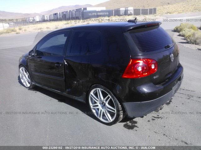 WVWEV71K26W138208 - 2006 VOLKSWAGEN NEW GTI BLACK photo 3