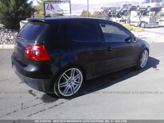 WVWEV71K26W138208 - 2006 VOLKSWAGEN NEW GTI BLACK photo 4