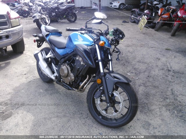 MLHPC4518J5500231 - 2018 HONDA CB500 F BLUE photo 1