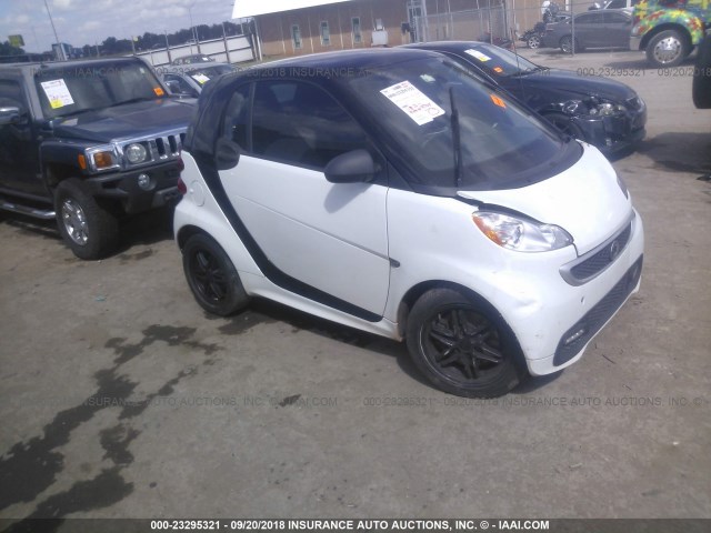 WMEEJ3BA3EK783225 - 2014 SMART FORTWO PURE/PASSION WHITE photo 1