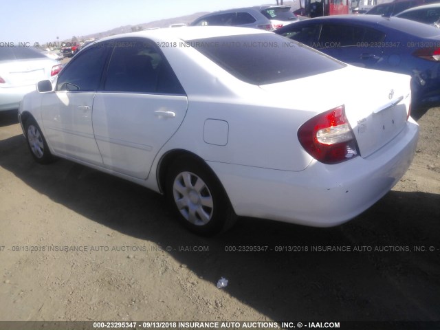 4T1BE32K72U020215 - 2002 TOYOTA CAMRY LE/XLE/SE Ağ foto 3