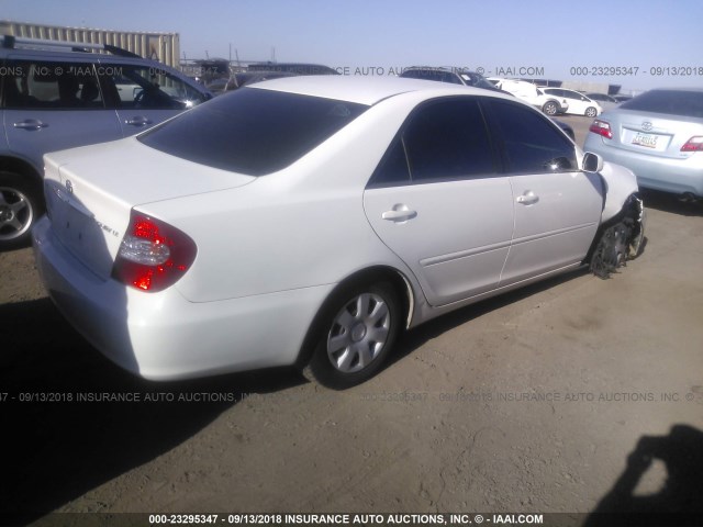 4T1BE32K72U020215 - 2002 TOYOTA CAMRY LE/XLE/SE Ağ foto 4
