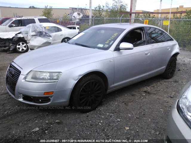 WAUDH74F07N009874 - 2007 AUDI A6 3.2 QUATTRO SILVER photo 2