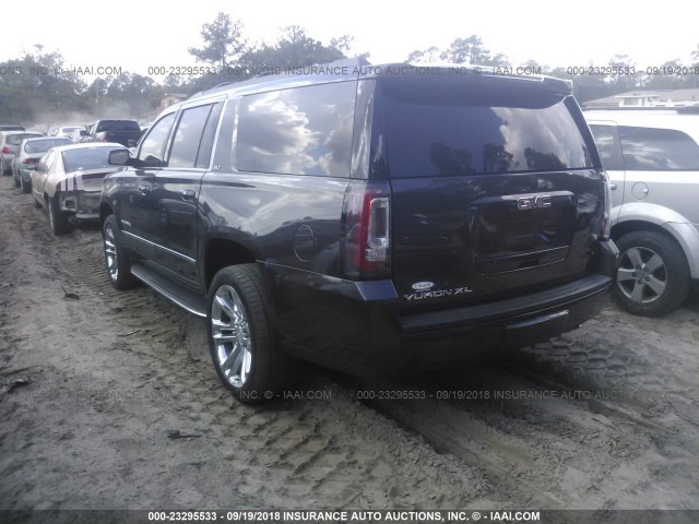 1GKS1GKC7HR308302 - 2017 GMC YUKON XL C1500 SLT GRAY photo 3