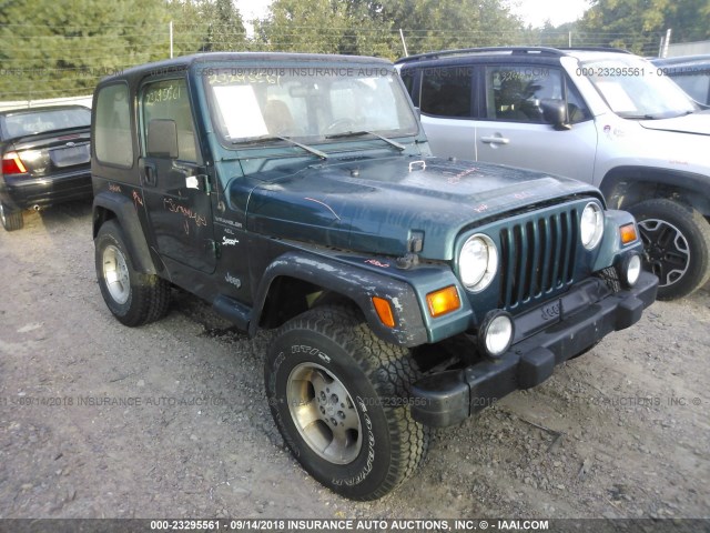 1J4FY19S5WP785560 - 1998 JEEP WRANGLER / TJ SPORT GREEN photo 1