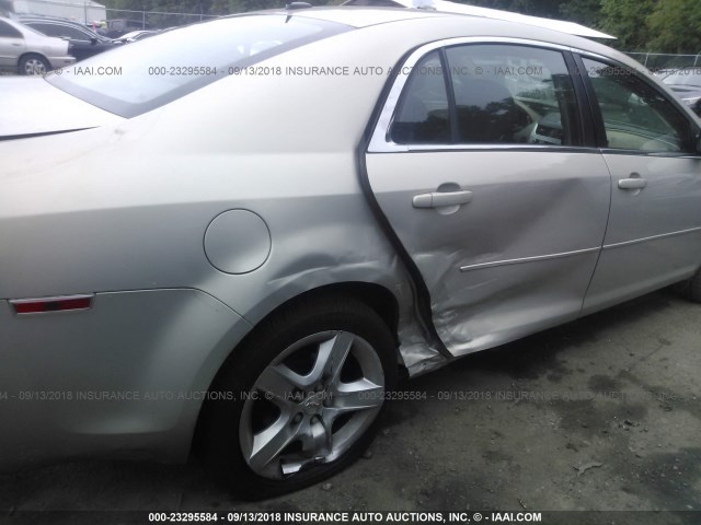 1G1ZA5E10BF187543 - 2011 CHEVROLET MALIBU LS ოქროსფერი ფოტო 6