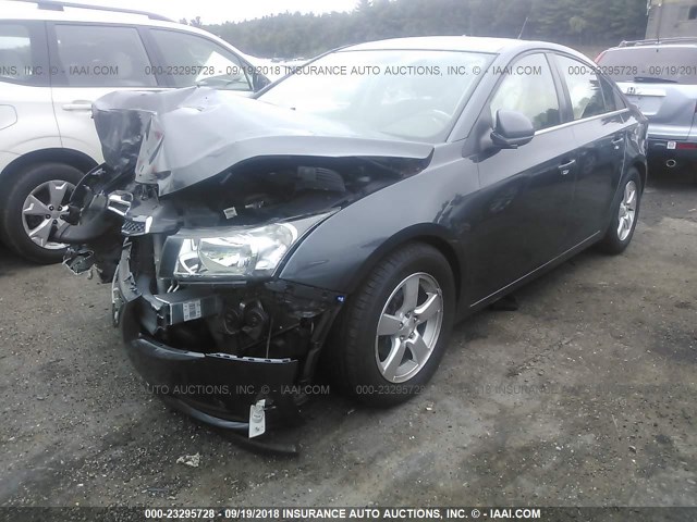 1G1PC5SB1D7173713 - 2013 CHEVROLET CRUZE LT GRAY photo 2