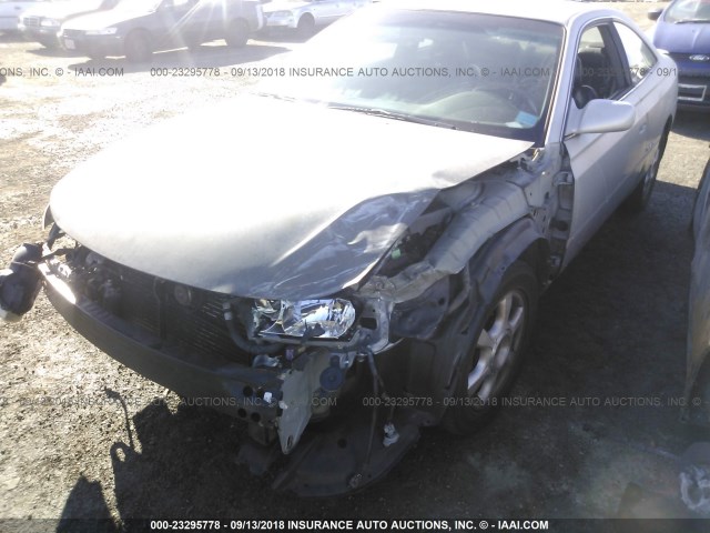 2T1CF28P83C607024 - 2003 TOYOTA CAMRY SOLARA SE/SLE ვერცხლისფერი ფოტო 2