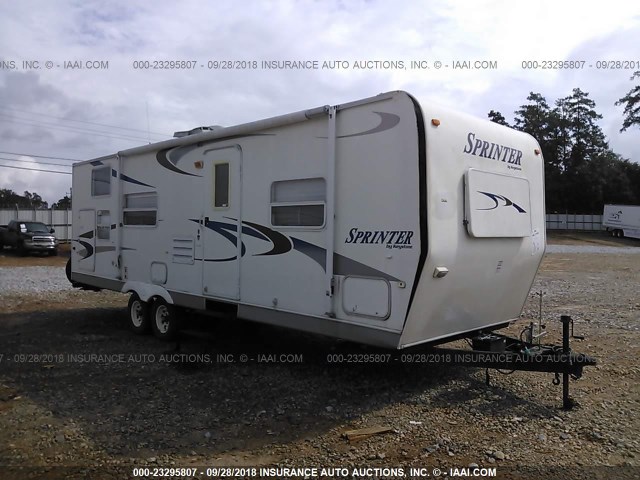 4TDT288204A213913 - 2004 KEYSTONE SPRINTER თეთრი ფოტო 1