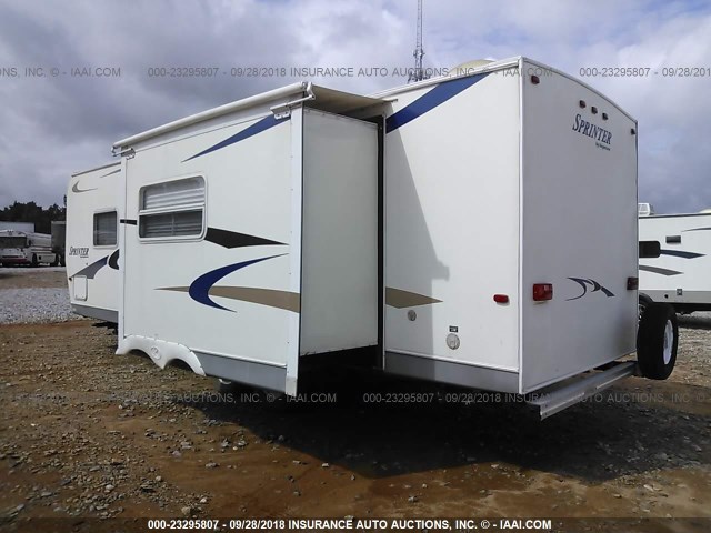 4TDT288204A213913 - 2004 KEYSTONE SPRINTER თეთრი ფოტო 3