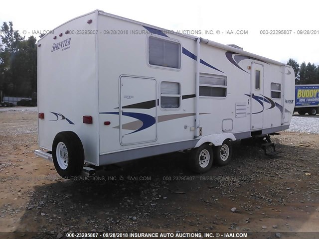 4TDT288204A213913 - 2004 KEYSTONE SPRINTER თეთრი ფოტო 4