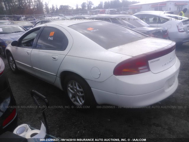 2B3HD46R44H643975 - 2004 DODGE INTREPID SE WHITE photo 3