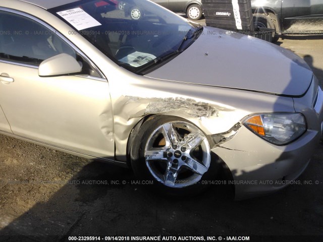1G1ZC5E01AF234059 - 2010 CHEVROLET MALIBU 1LT ოქროსფერი ფოტო 6