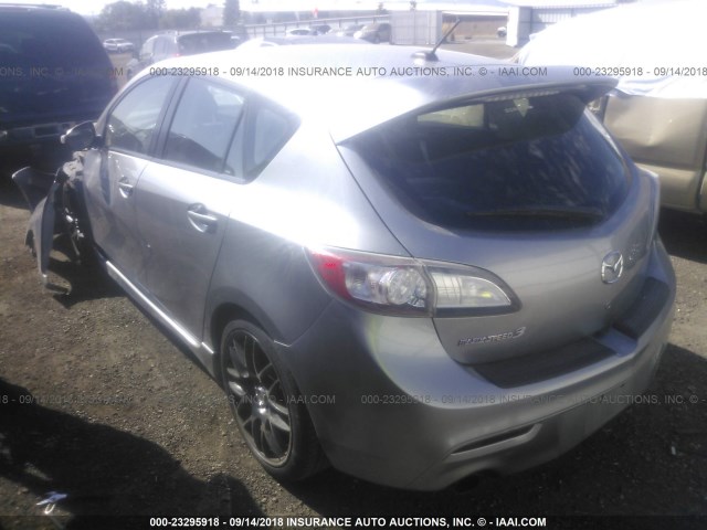 JM1BL1K45B1414992 - 2011 MAZDA SPEED 3 SILVER photo 3