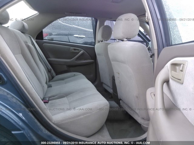 4T1BG22K61U872056 - 2001 TOYOTA CAMRY CE/LE/XLE 蓝色 照片 8