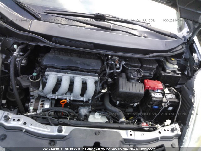 JHMGE88489S022138 - 2009 HONDA FIT SPORT 银色 照片 10