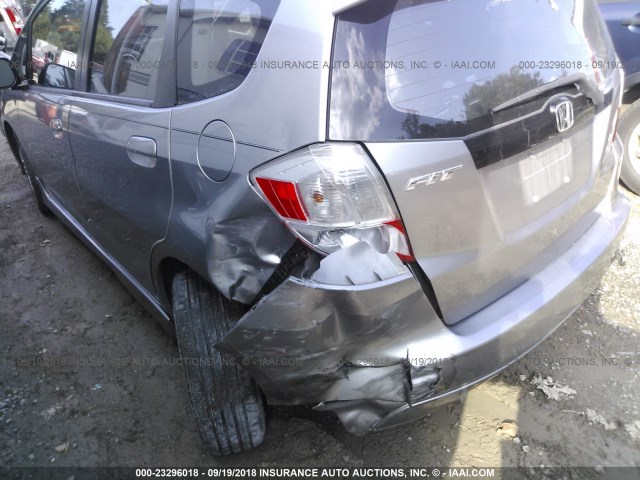 JHMGE88489S022138 - 2009 HONDA FIT SPORT 银色 照片 6
