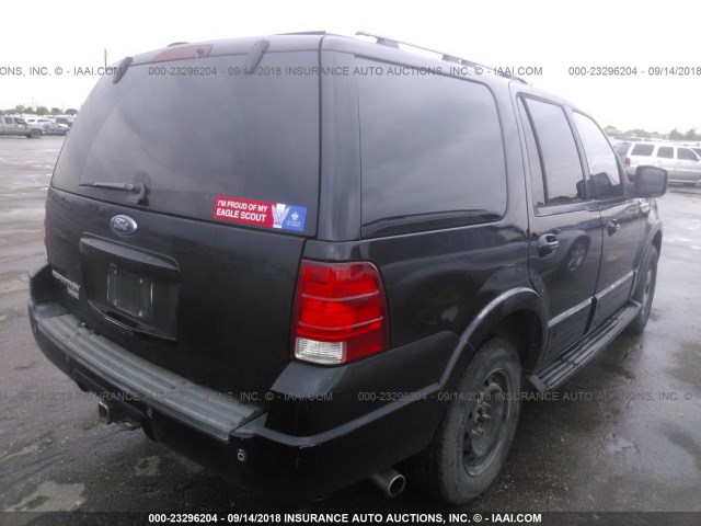 1FMFU19525LA12767 - 2005 FORD EXPEDITION LIMITED BLACK photo 4