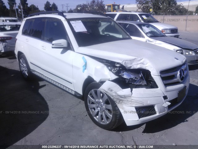 WDCGG8HB2CF896246 - 2012 MERCEDES-BENZ GLK 350 4MATIC WHITE photo 1