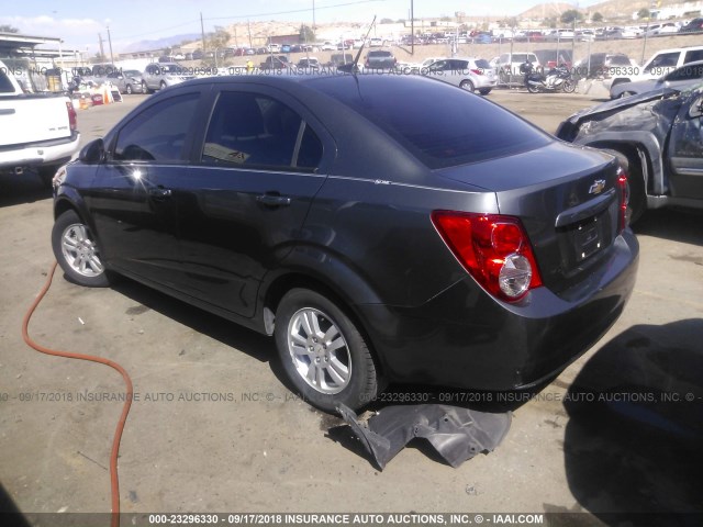 1G1JB5SH6C4204080 - 2012 CHEVROLET SONIC LS 灰色 照片 3