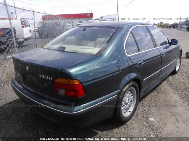 WBADM6339XBY31202 - 1999 BMW 528 I AUTOMATIC GREEN photo 4