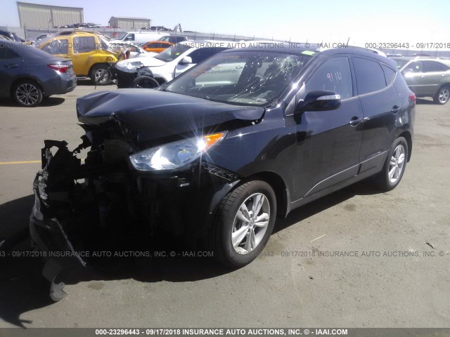 KM8JUCAC5DU672519 - 2013 HYUNDAI TUCSON GLS/LIMITED 黑色 照片 2