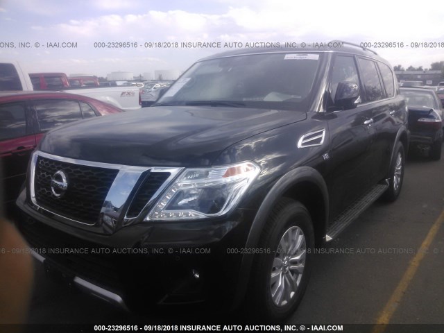 JN8AY2NC3JX500789 - 2018 NISSAN ARMADA SV/SL/PLATINUM BLACK photo 2