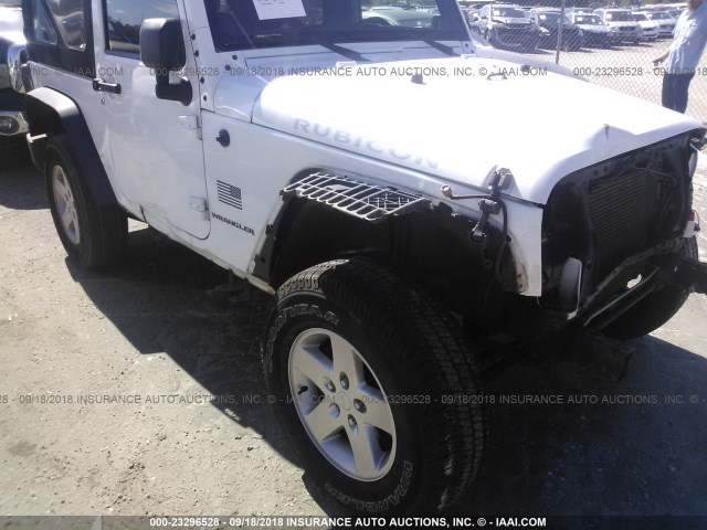 1C4AJWAG1EL155498 - 2014 JEEP WRANGLER SPORT WHITE photo 6