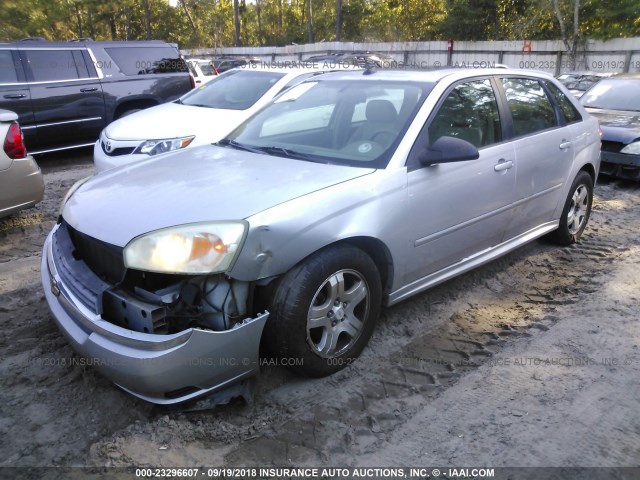 1G1ZU64885F100519 - 2005 CHEVROLET MALIBU MAXX LT SILVER photo 2