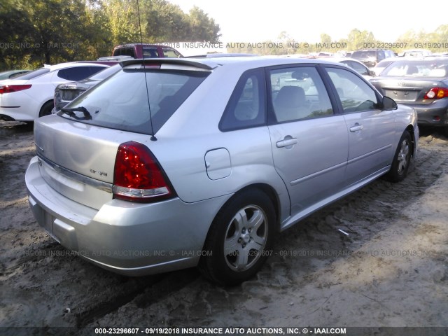 1G1ZU64885F100519 - 2005 CHEVROLET MALIBU MAXX LT SILVER photo 4