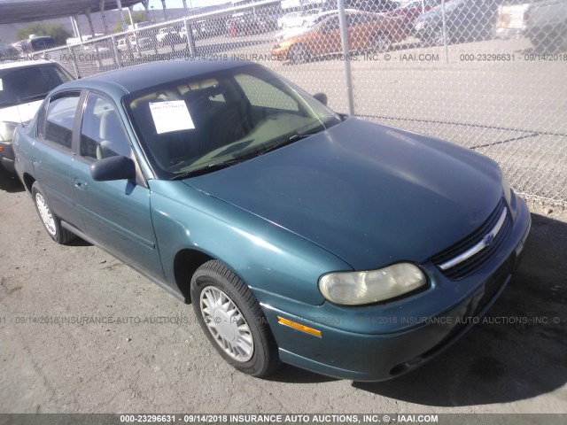 1G1ND52J316263877 - 2001 CHEVROLET MALIBU GREEN photo 1