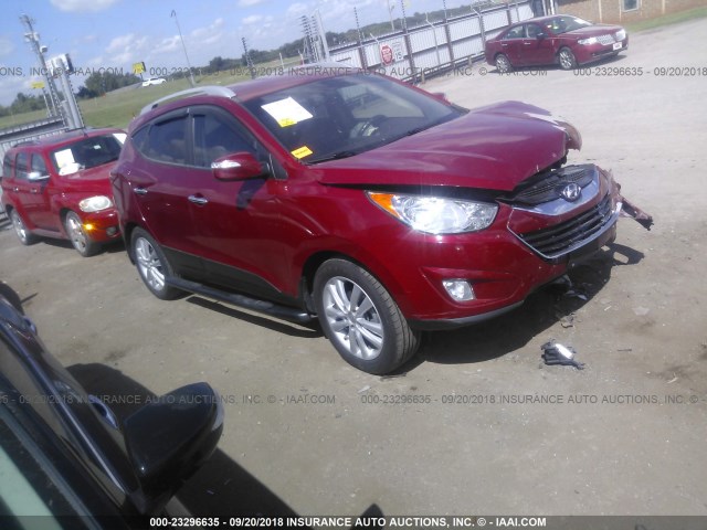 KM8JU3AC1BU148250 - 2011 HYUNDAI TUCSON GLS/LIMITED RED photo 1