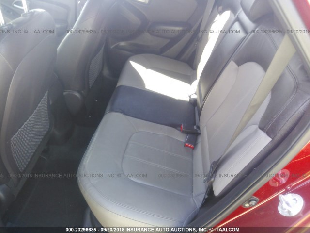 KM8JU3AC1BU148250 - 2011 HYUNDAI TUCSON GLS/LIMITED წითელი ფოტო 8