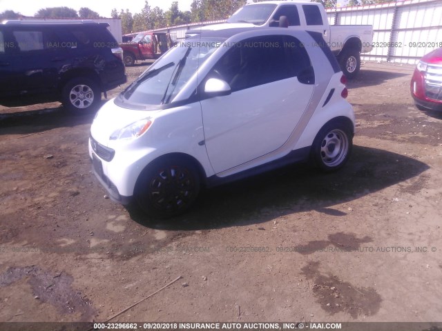 WMEEJ3BA0FK797035 - 2015 SMART FORTWO PURE/PASSION WHITE photo 2