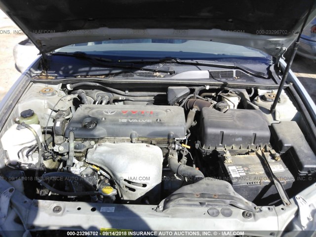 4T1BE32K85U412303 - 2005 TOYOTA CAMRY LE/XLE/SE 银色 照片 10
