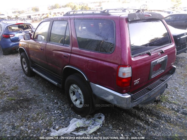 JT3HN86R7W0169535 - 1998 TOYOTA 4RUNNER SR5 RED photo 3