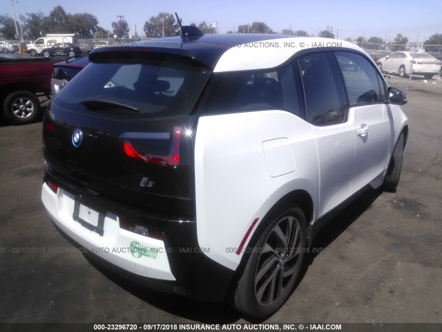 WBY1Z8C50HV889315 - 2017 BMW I3 REX თეთრი ფოტო 4