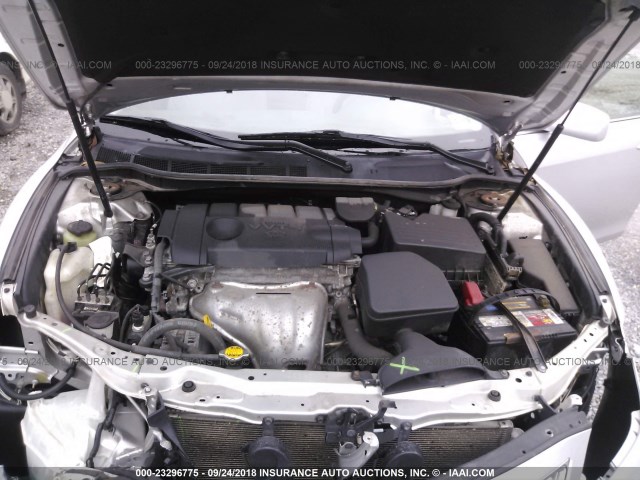 4T4BF3EK0BR190785 - 2011 TOYOTA CAMRY SE/LE/XLE 银色 照片 10