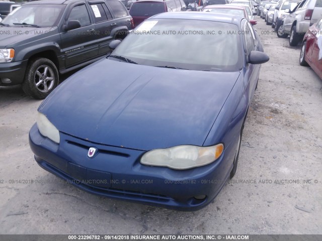 2G1WX12K649192250 - 2004 CHEVROLET MONTE CARLO SS BLUE photo 6