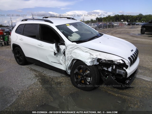 1C4PJLDX3JD556625 - 2018 JEEP CHEROKEE LIMITED WHITE photo 1