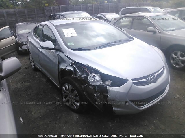 5NPDH4AE4CH076775 - 2012 HYUNDAI ELANTRA GLS/LIMITED SILVER photo 1