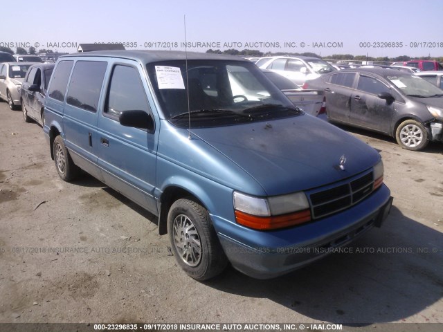 2B4GH4539SR388420 - 1995 DODGE CARAVAN SE BLUE photo 1