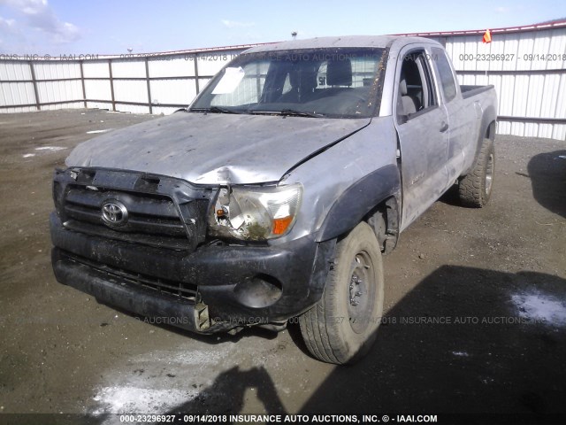 5TEUU42N09Z671378 - 2009 TOYOTA TACOMA ACCESS CAB SILVER photo 2