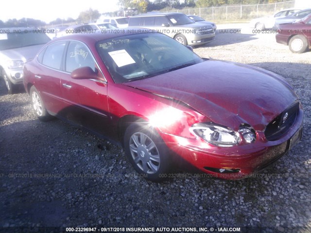 2G4WC582971248391 - 2007 BUICK LACROSSE CX MAROON photo 1