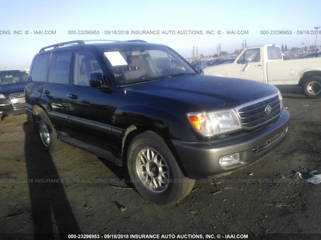 JT3HT05J1W0022453 - 1998 TOYOTA LAND CRUISER  BLACK photo 1